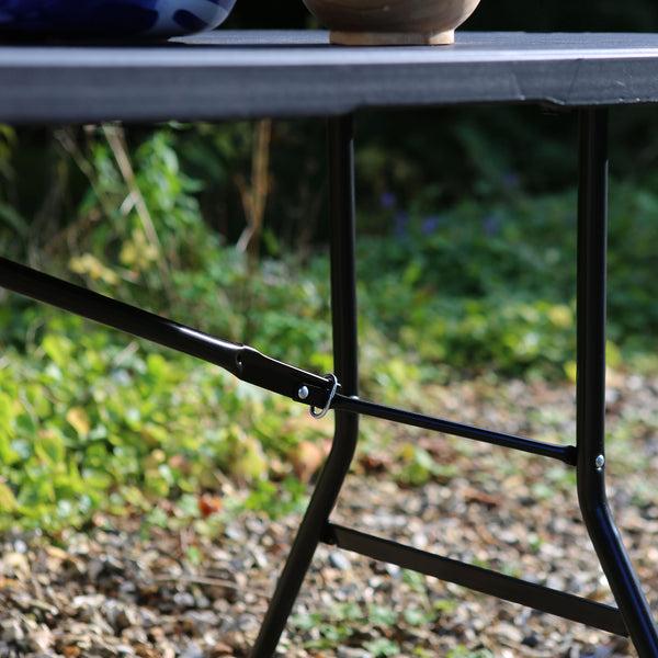 Nicola Spring 6 Feet Folding Table & Bench Set - 180cm