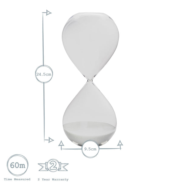 Nicola Spring 60 Minute Glass Sand Timer