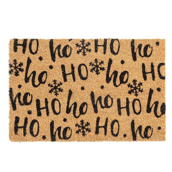 nicola spring 60cm x 40cm Ho Ho Ho Coir Door Mat