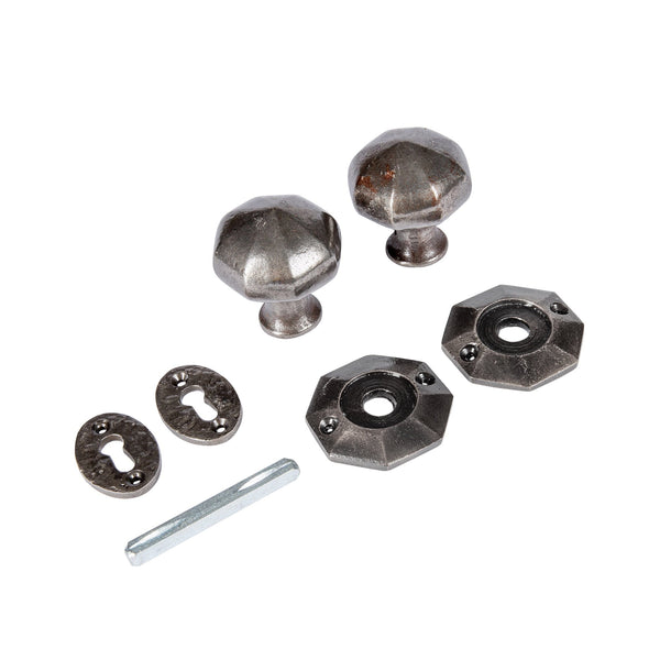 nicola spring 60mm Octagonal Rim & Mortice Door Knob