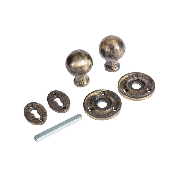 Nicola Spring 60mm Round Rim & Mortice Door Knob