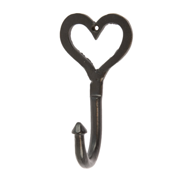 nicola spring 65mm x 130mm Black Single Heart Hook