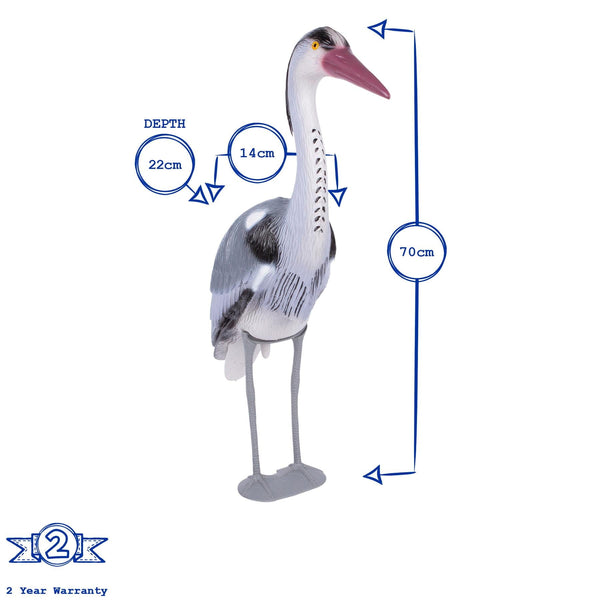 Nicola Spring 70cm Heron Bird Deterrent