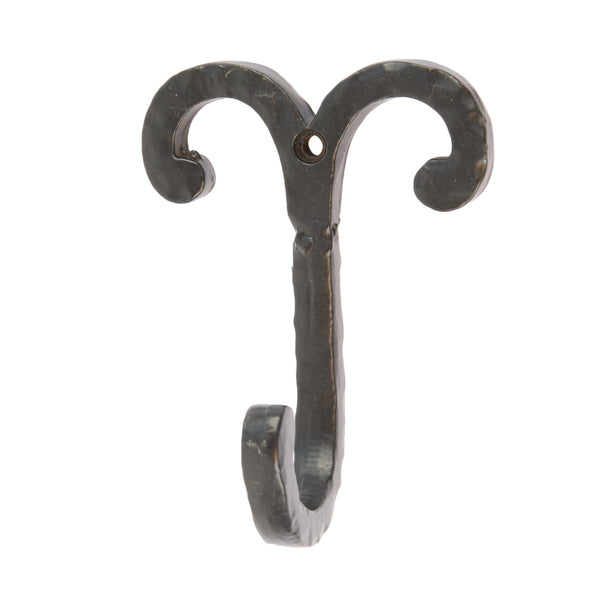 nicola spring 70mm x 90mm Black Wire Coat Hook