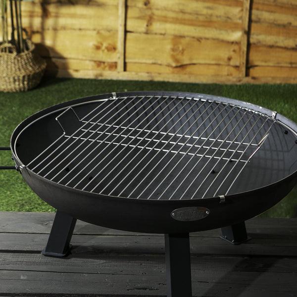 Nicola Spring 72.5cm Round Fire Pit Grill