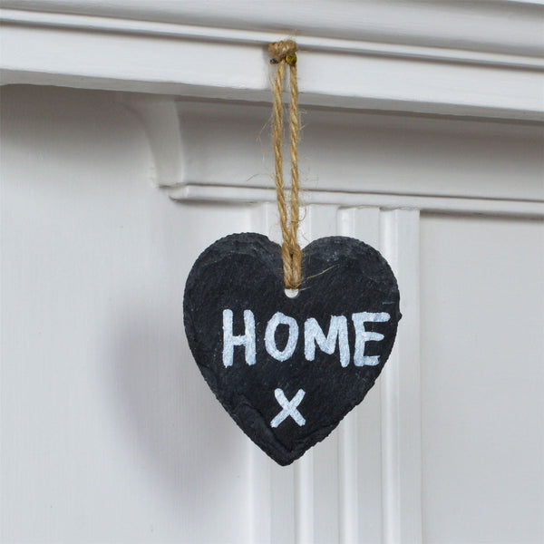 Nicola Spring 7cm Slate Heart Hanging Tag