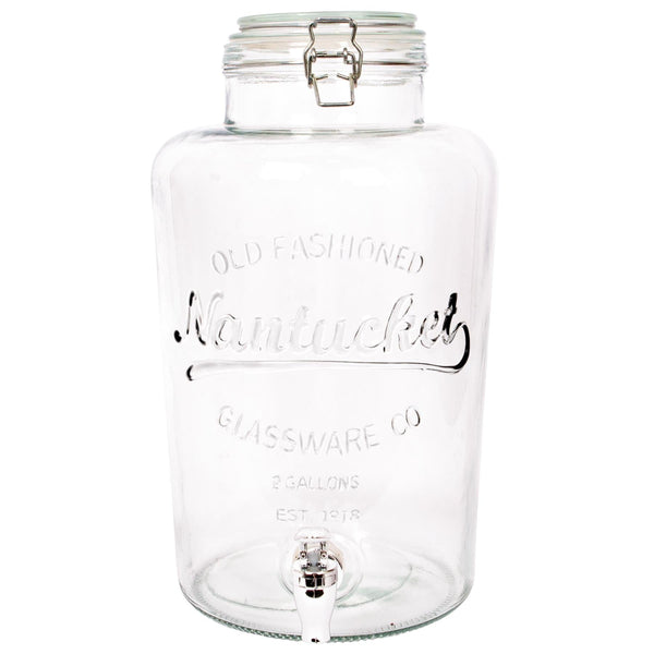 nicola spring 8.7L Glass Drinks Dispenser with Tap