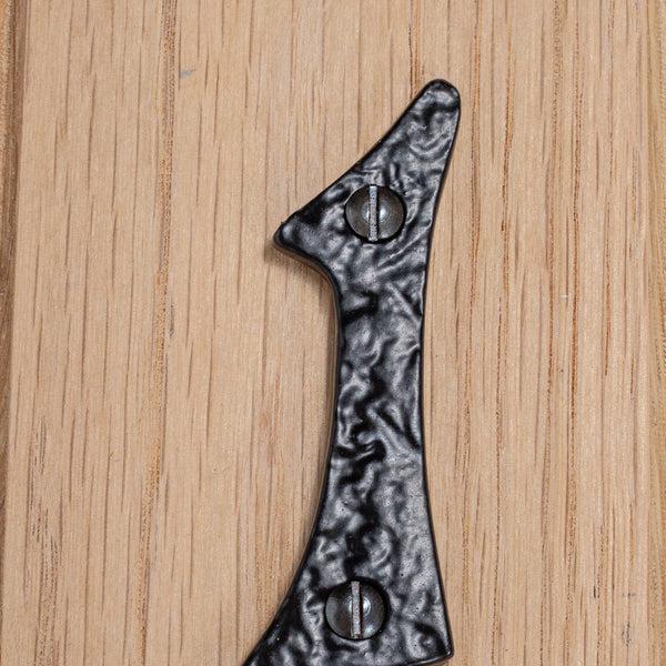 Nicola Spring 80mm Grey Rustic Iron House Number 1