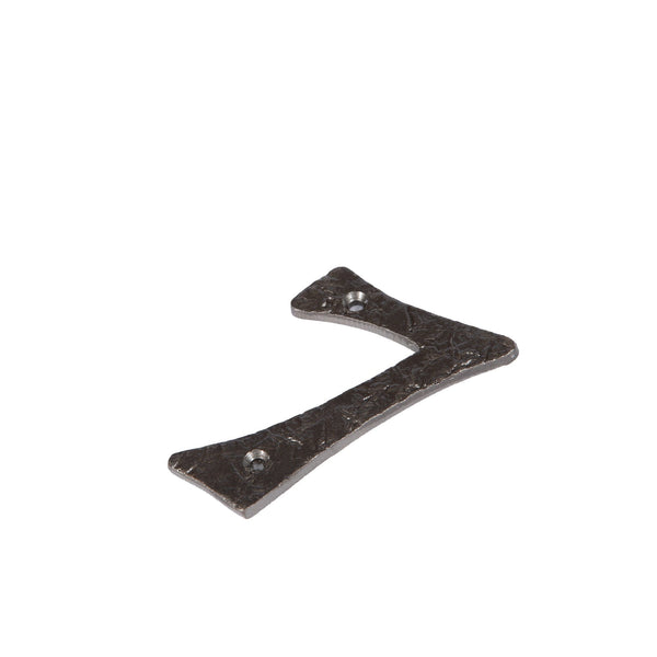 Nicola Spring 80mm Grey Rustic Iron House Number 7