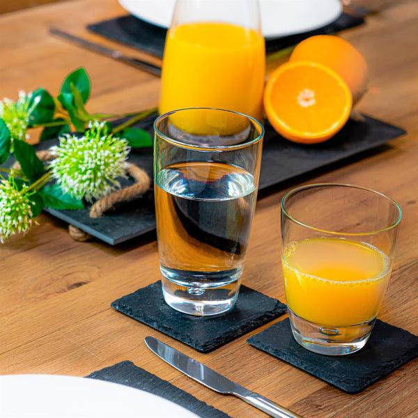 Nicola Spring 8pc Luna Glassware Set