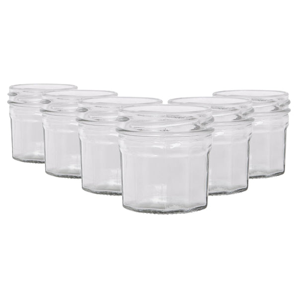 nicola spring 90ml Glass Jam Jars - Pack of 6