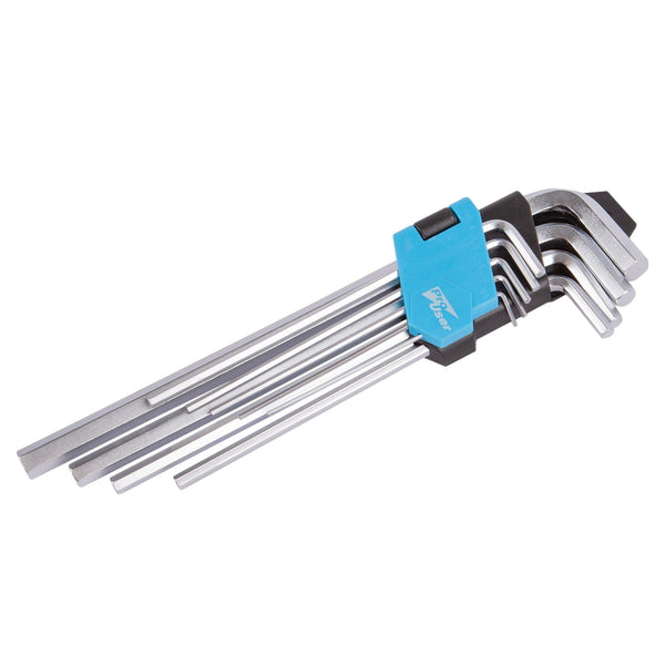 nicola spring 9pc Chrome Vanadium Long Hex Key Set