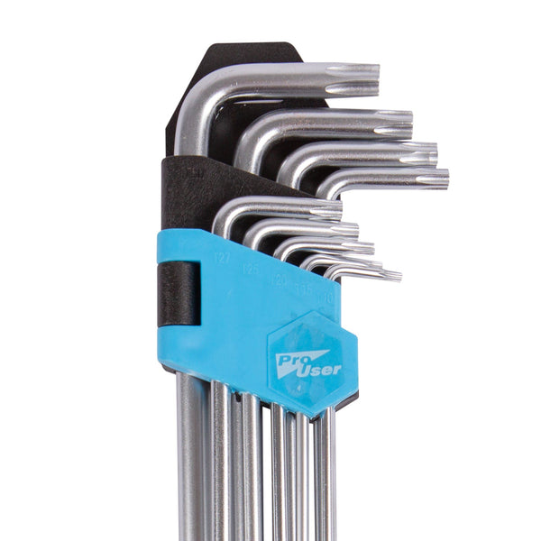 Nicola Spring 9pc Steel Metric Long Torx Key Set