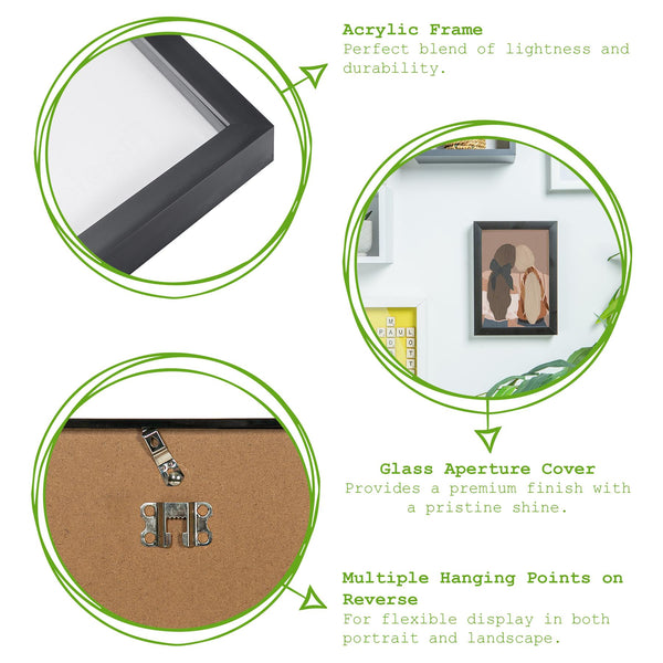 Nicola Spring A3 (12" X 17") Photo Frame With A4 Mount
