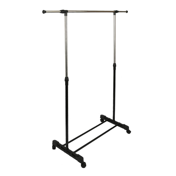 nicola spring Adjustable Clothes Rail - Black