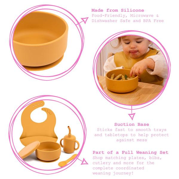 Nicola Spring Baby Silicone Suction Bowl