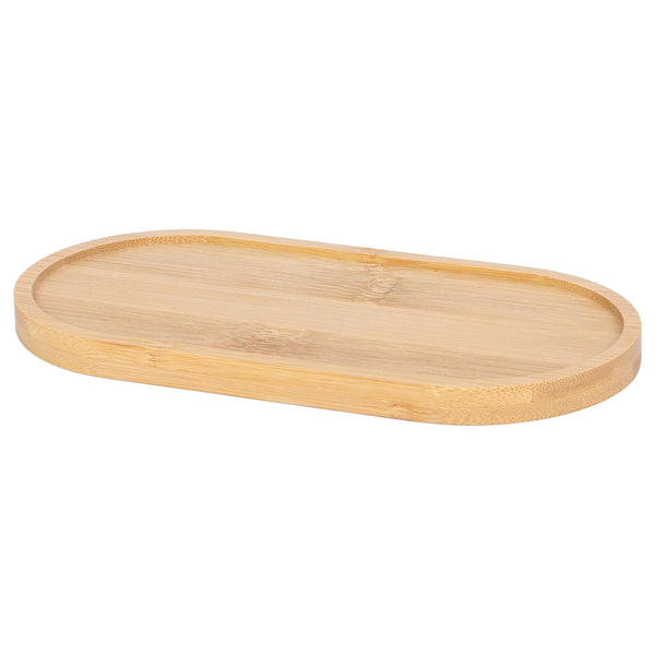 nicola spring Bamboo Soap Dispenser Tray - 17.5cm