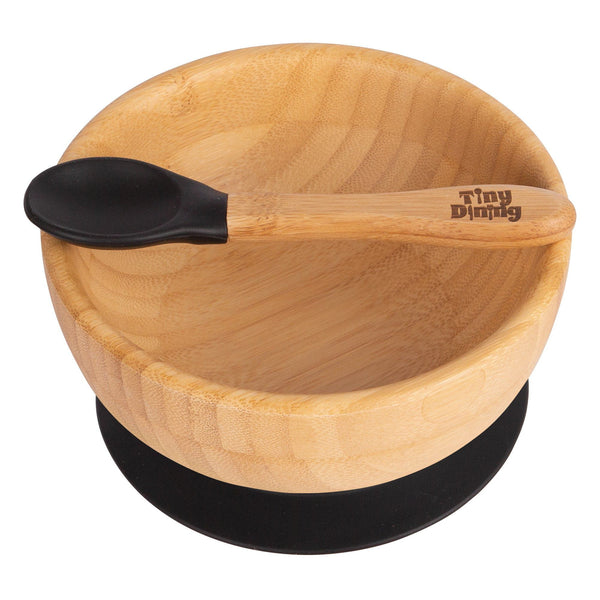 nicola spring Bamboo Suction Bowl & Spoon Set