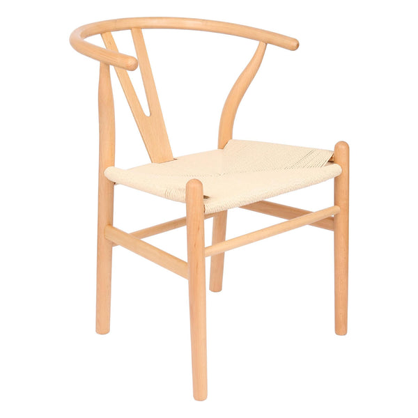Nicola Spring Beech Wooden Wishbone Dining Chair