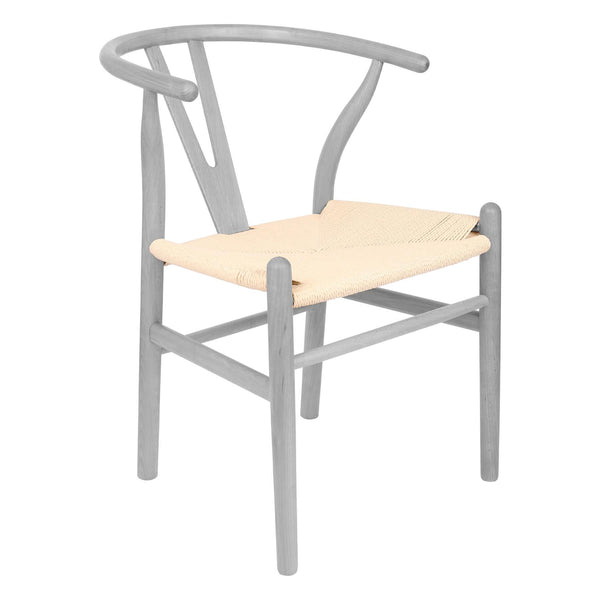 nicola spring Beech Wooden Wishbone Dining Chair