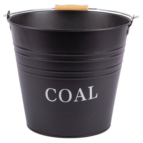 nicola spring Black 12L Cast Iron Coal Bucket