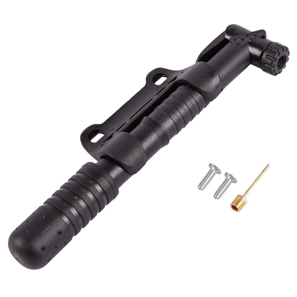 nicola spring Black Clip-On Frame Bike Pump