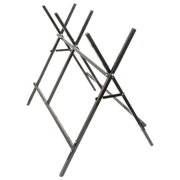 nicola spring Black Folding Iron Log Saw Horse