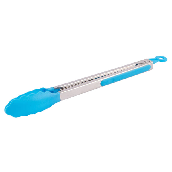 nicola spring Blue 35cm Stainless Steel Food Tongs