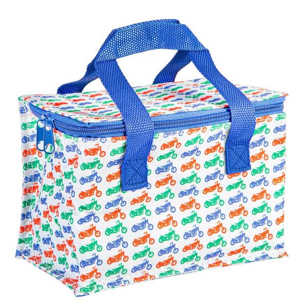 nicola spring Blue Motorhead Insulated Lunch Bag