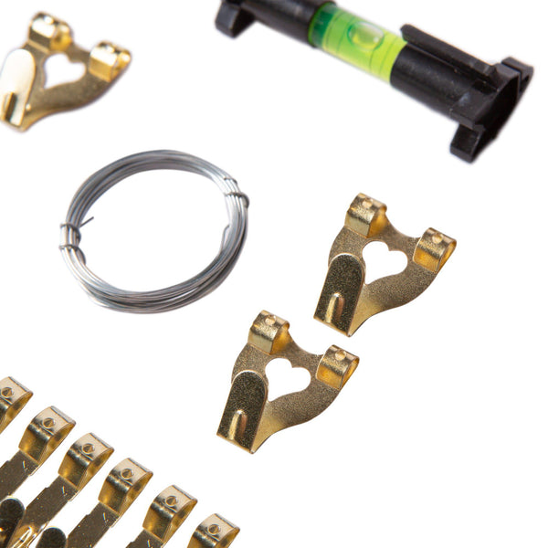 Nicola Spring Brass Metal Picture Hanging Kit