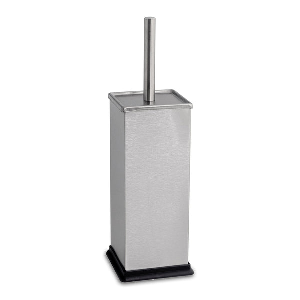 nicola spring Brushed Steel Square Toilet Brush