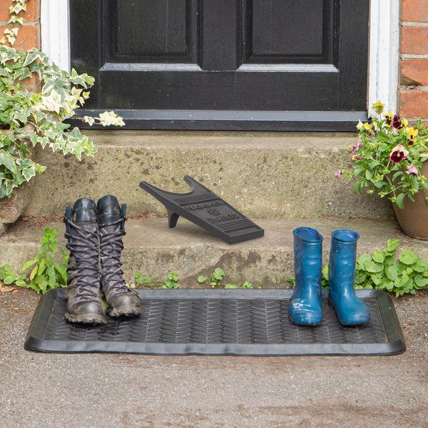 Nicola Spring Cast Iron Boot Jack - 26.5cm - Black