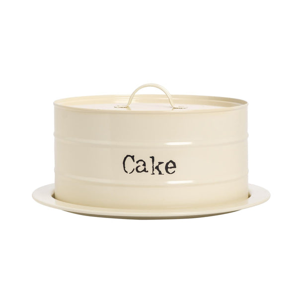 nicola spring Cream Vintage Metal Cake Tin