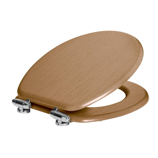 nicola spring Dark Oak Soft Close Toilet Seat