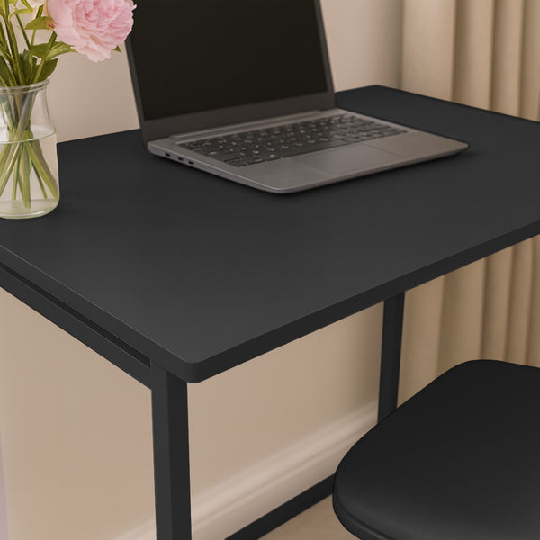 Nicola Spring Deluxe Folding Wooden Desk & Chair Set