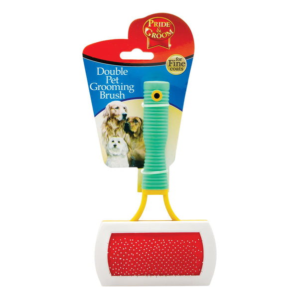 nicola spring Double-Sided Pin Brush for Dogs