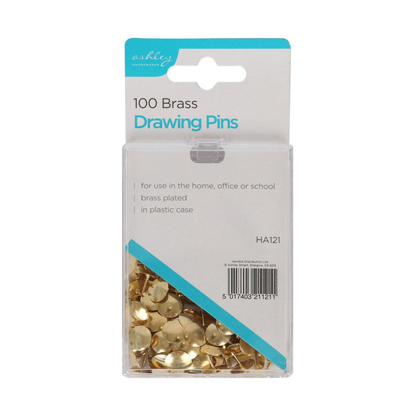 Nicola Spring Drawing Pins - Brass