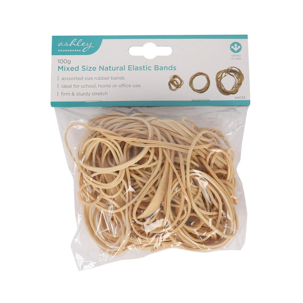 Nicola Spring Elastic Rubber Bands - Mixed Size