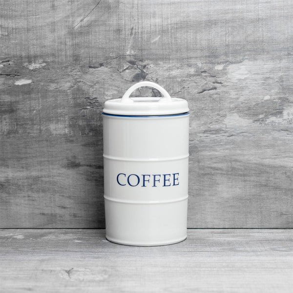 Nicola Spring Farmhouse White Coffee Canister