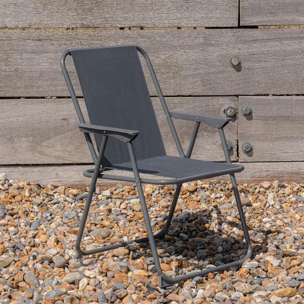 Nicola Spring Folding Metal Beach Chair