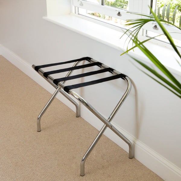 Nicola Spring Folding Metal Luggage Rack
