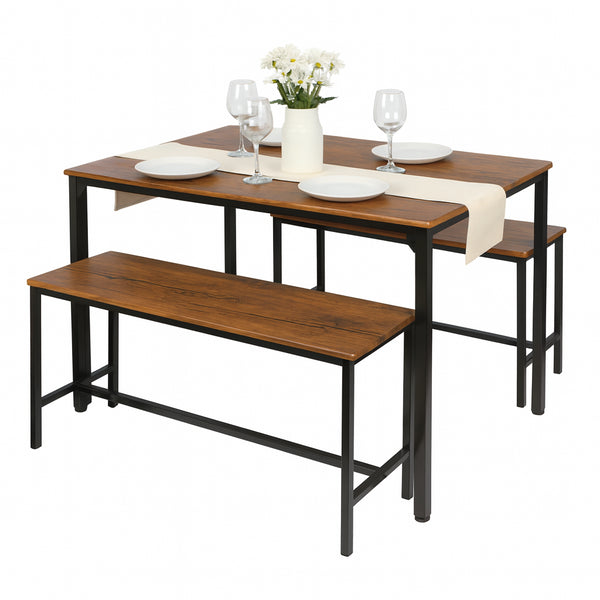 nicola spring Four-Seater Compact Dining Set