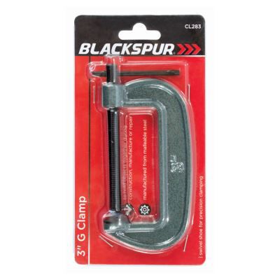 nicola spring Grey 3" (75mm) Steel G-Clamp