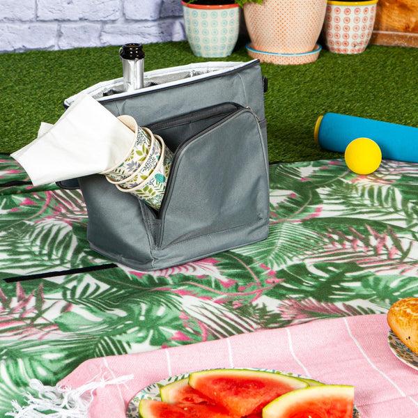 Nicola Spring Grey Large Insulated Cool Bag