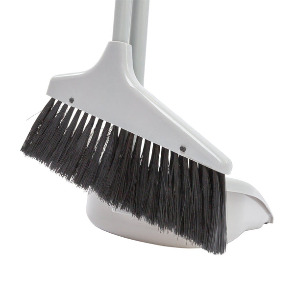 Nicola Spring Grey Long Handle Dustpan & Brush Set