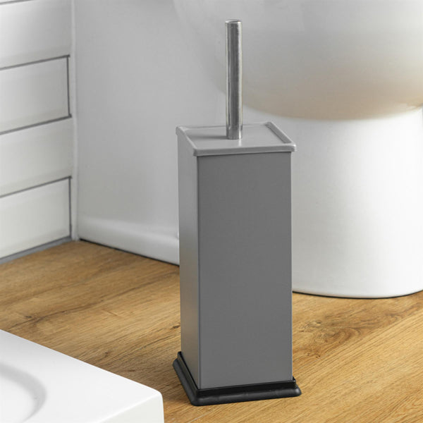 Nicola Spring Grey Square Toilet Brush