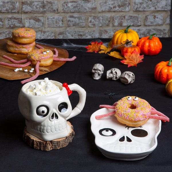 Nicola Spring Halloween Skull Stoneware Mug