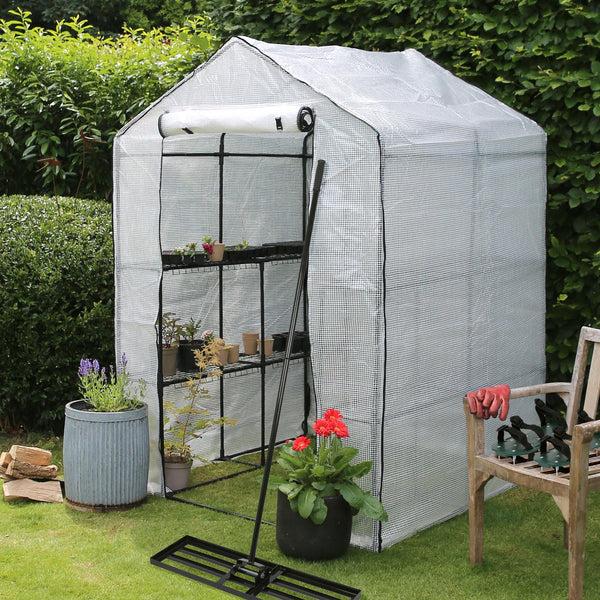 Nicola Spring Heavy Duty Iron Lawn Levelling Rake