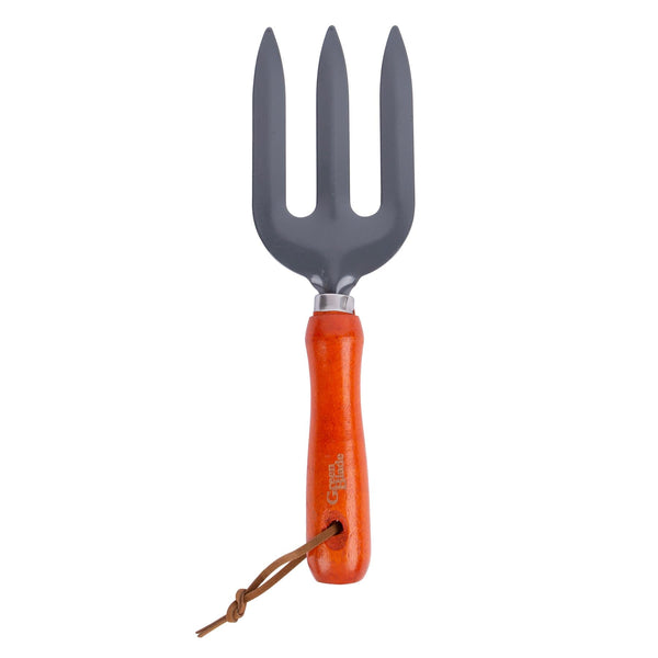 nicola spring Heavy Duty Wooden Handle Hand Fork