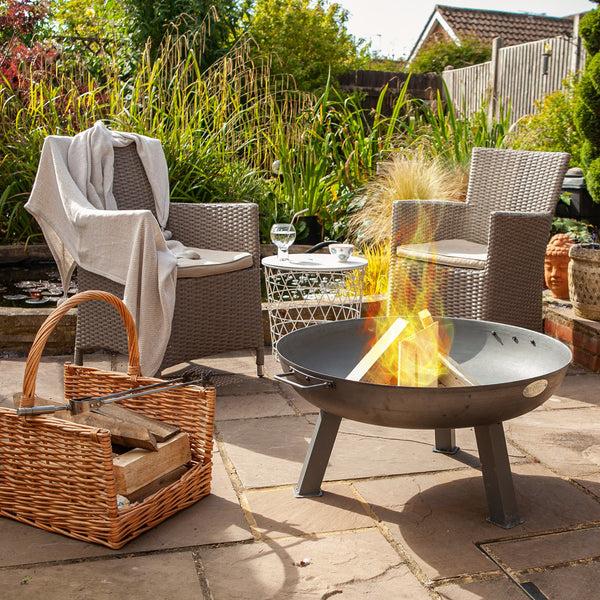 Nicola Spring Large Cast Iron Fire Pit 75cm